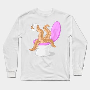 Toilet Monster Long Sleeve T-Shirt